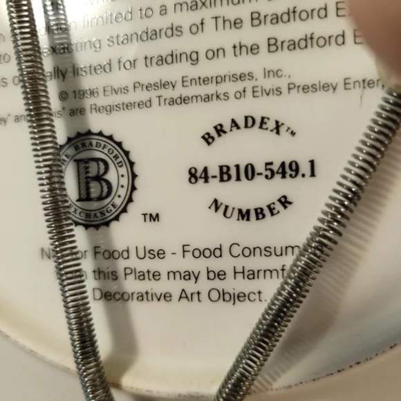 Elvis Collectible Plate Jailhouse Rock - Picture 4 of 5